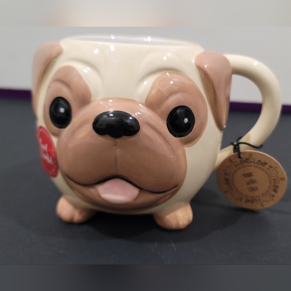 Pug 3D Face Coffee/Tea Mug